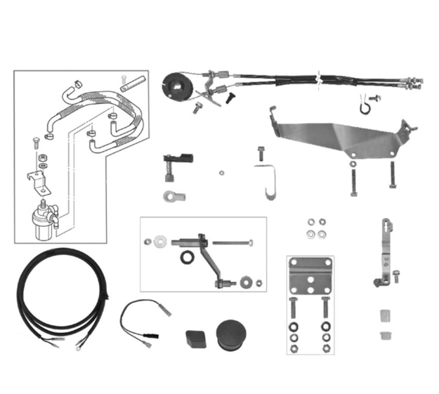 Bild på Ombyggnadssats Reglagebox Mercury 4-6HP