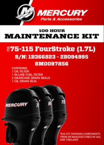 Billede af Service Kit 100hr Mercury 75-115hp 1.7L 4-t