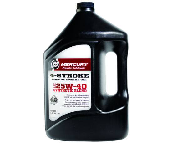 Bild på Olja Mercury 25W-40 Synthetic 4L