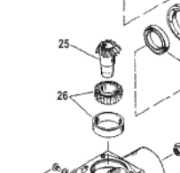 Billede af Bearing Mercruiser R/MR/Alpha One/Alpha One II
