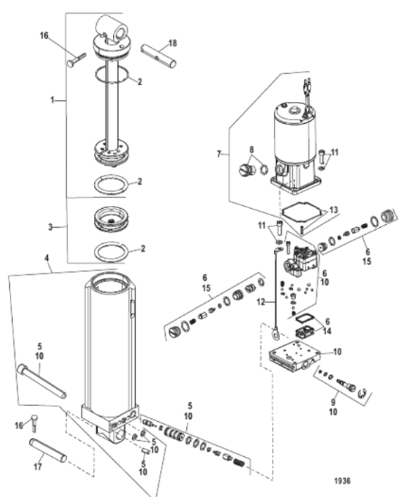 Billede af POWER TRIM ASSY