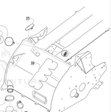 Visa detaljer för Kylare Arctic Cat ZR600/858 2024- Bild på Kylare Arctic Cat ZR600/858 2024-