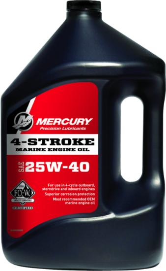 Billede af OIL 25W40 4L Mercury