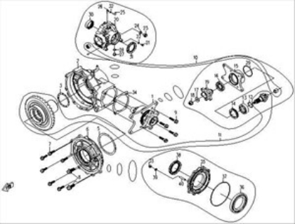 Bild för kategori Rear Axle