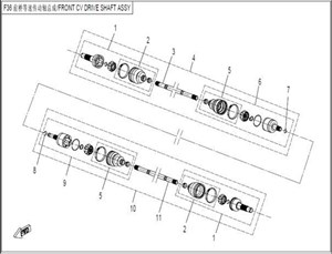 Billede til varegruppe Front CV Shaft (SPS, New)