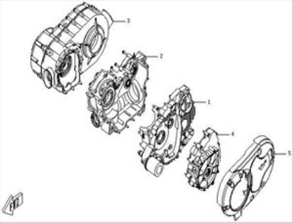 Bild för kategori Crankcase Assy