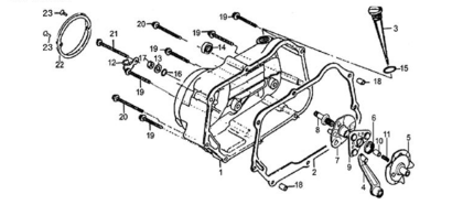 Billede til varegruppe Right Crankcase Cover