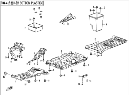 Bilde for kategori BOTTOM PLASTICS