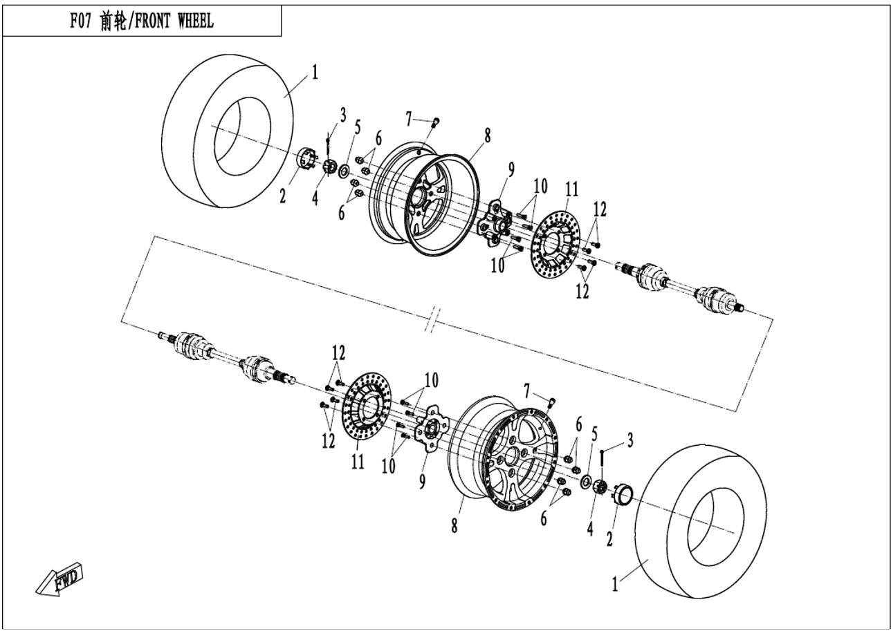Billede til varegruppe FRONT WHEEL