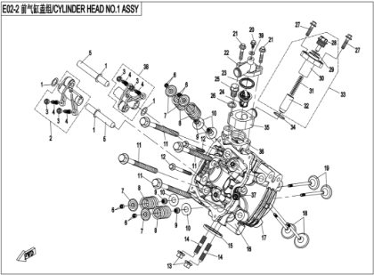 Picture for category CYLINDER HEAD NO.1 ASSY