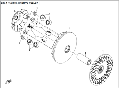 Billede til varegruppe DRIVE PULLEY