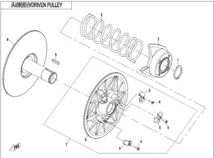 Bild för kategori DRIVEN PULLEY(HL)