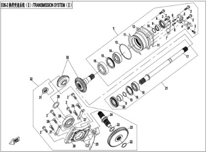 Billede til varegruppe TRANSMISSION SYSTEM(Ⅱ)