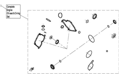 Show products in category COMPLETE OIL SEAL & O-RING SET, ENGINE Picture for category COMPLETE OIL SEAL & O-RING SET, ENGINE