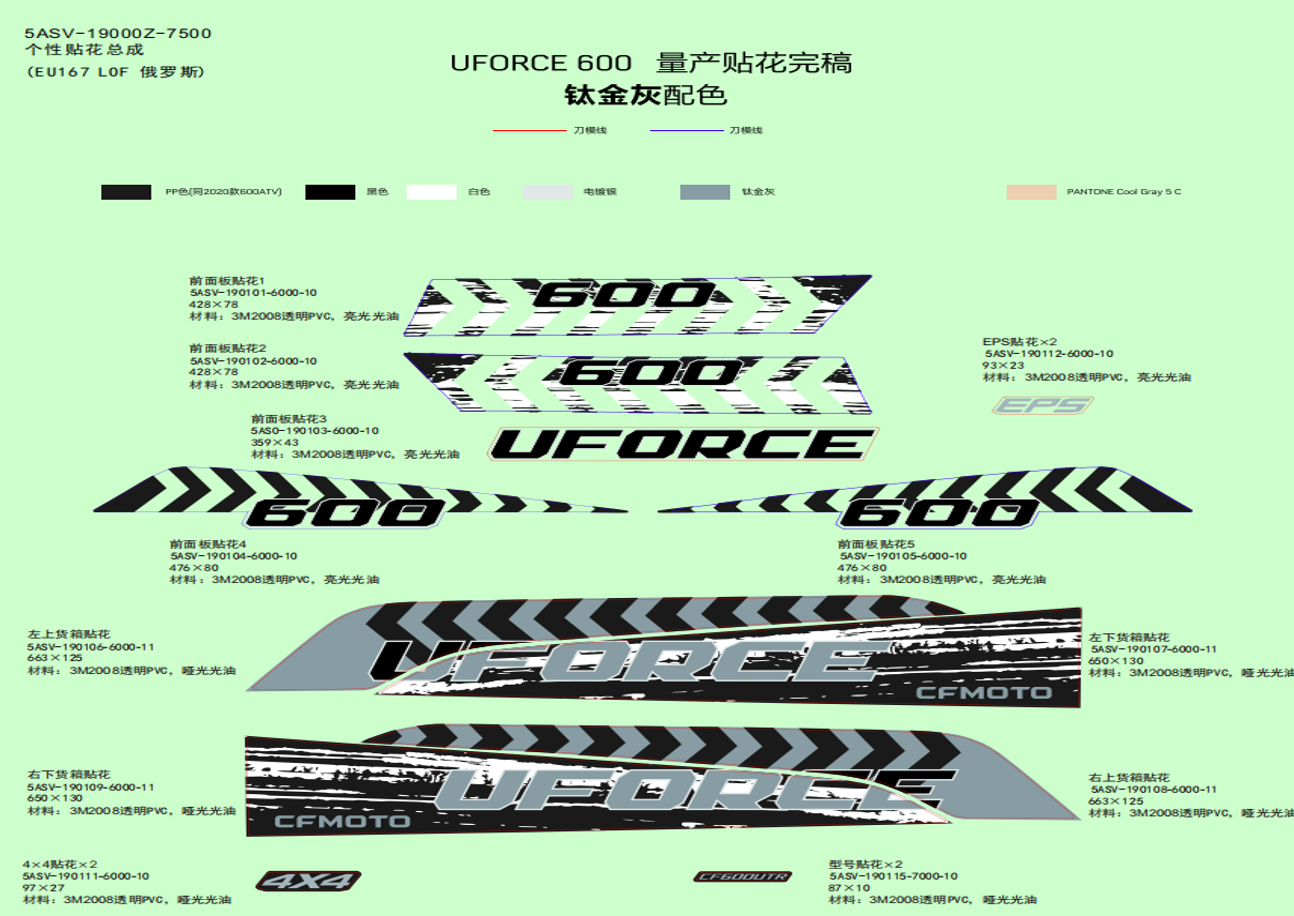 Show products in category DECAL KITS (VELOCITY GREY) Picture for category DECAL KITS (VELOCITY GREY)