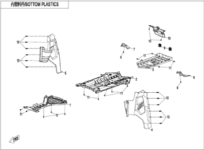 Bilde for kategori BOTTOM PLASTICS (F04-5)
