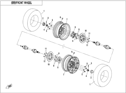 Bilde for kategori FRONT WHEEL (F07)