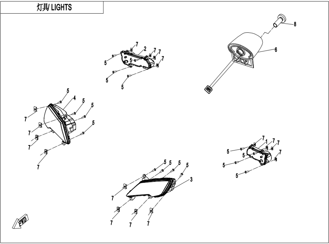 Bild för kategori LIGHTS (F16V3)