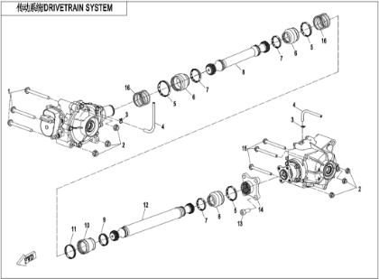 Bild för kategori DRIVETRAIN SYSTEM (F30-V2)