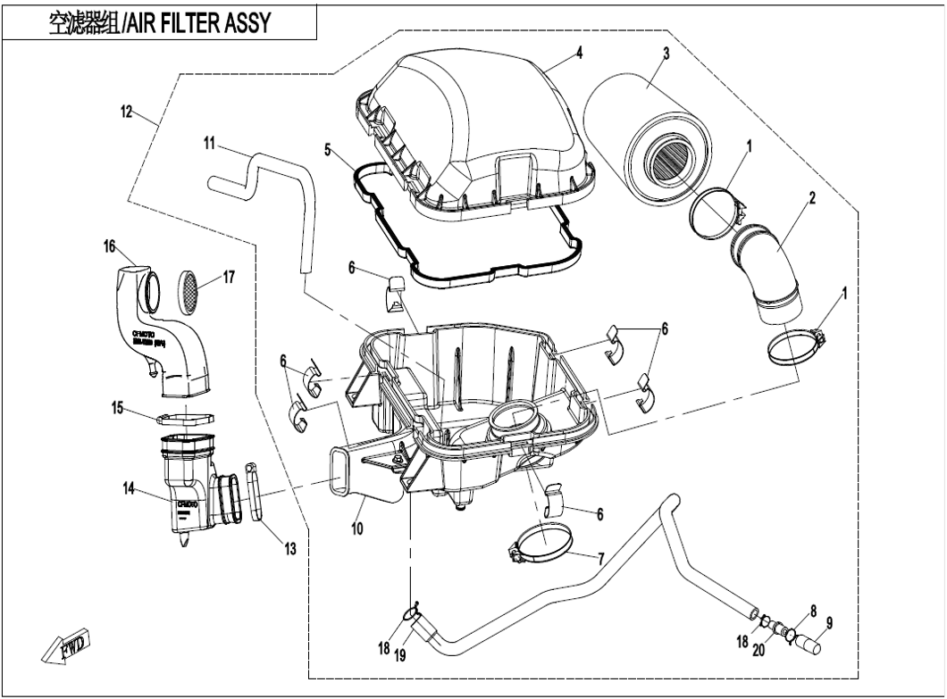 Bilde for kategori AIR FILTER (F41)