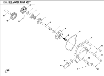 Bilde for kategori WATER PUMP (E08)