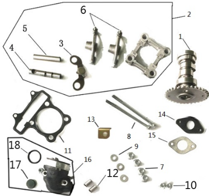 Billede til varegruppe Camshaft & Valve