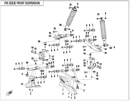 Picture for category FRONT SUSPENSION (F05-A )