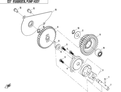 Bilde for kategori OIL PUMP ASSY. (E07)