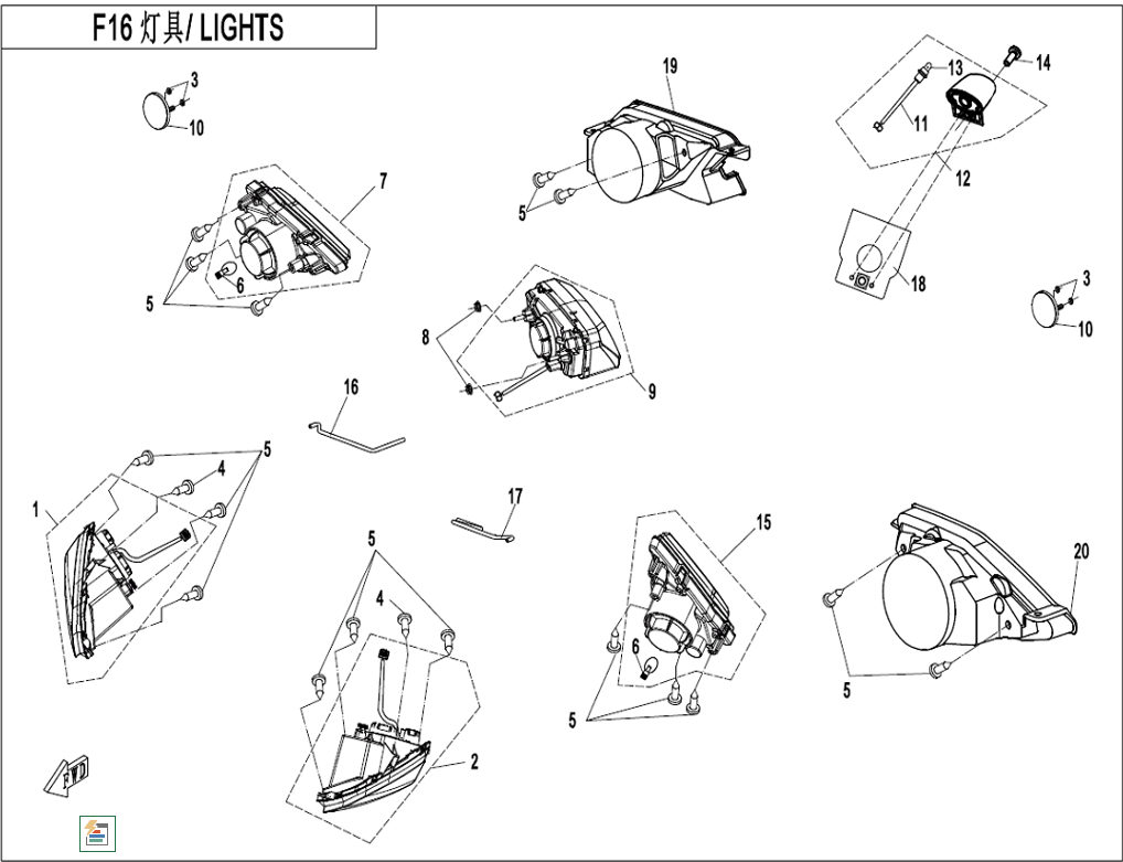 Billede til varegruppe LIGHTS (F16)