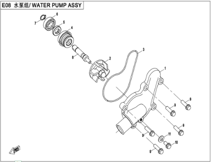 Bild för kategori WATER PUMP (E08)