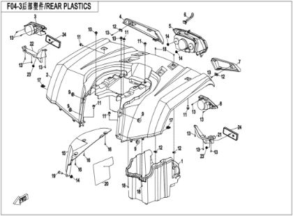 Bild för kategori REAR PLASTIC (F04-3)