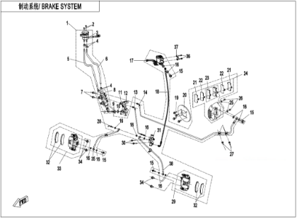 Bild för kategori BRAKE SYSTEM (F08-1)
