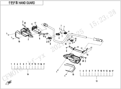 Bild för kategori HAND GUARD (F10-3)