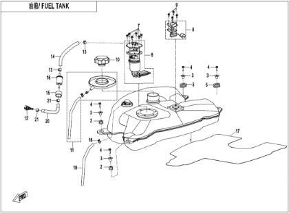 Bild för kategori FUEL TANK (F12)