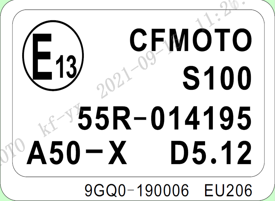 Vis produkter i varegruppen TOWING LABEL (F19-3) Billede til varegruppe TOWING LABEL (F19-3)