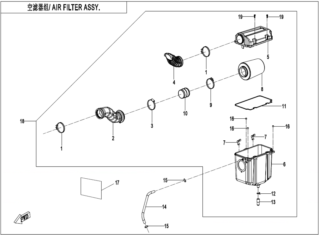 Billede til varegruppe AIR FILTER (F41)