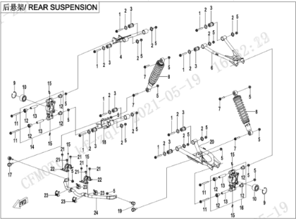 Bilde for kategori REAR SUSPENSION (F06)