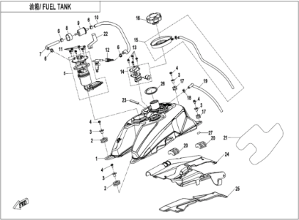 Bilde for kategori FUEL TANK (F12)