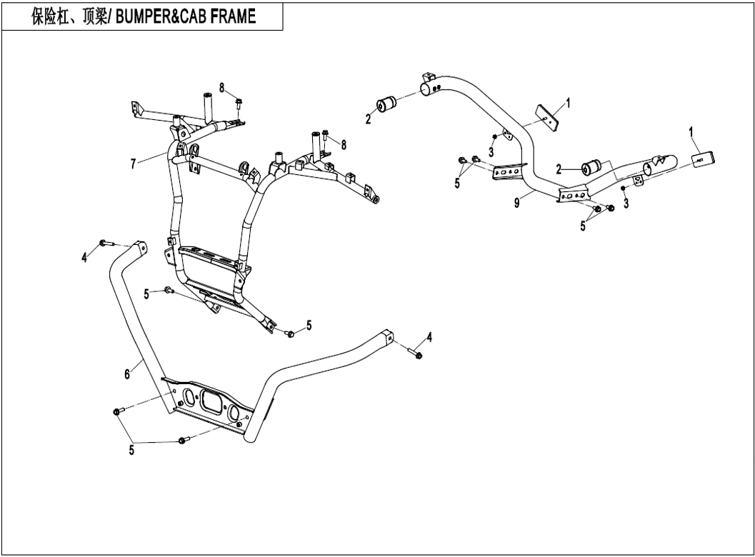 Bild för kategori BUMPER & CAB FRAME (F23-V2)