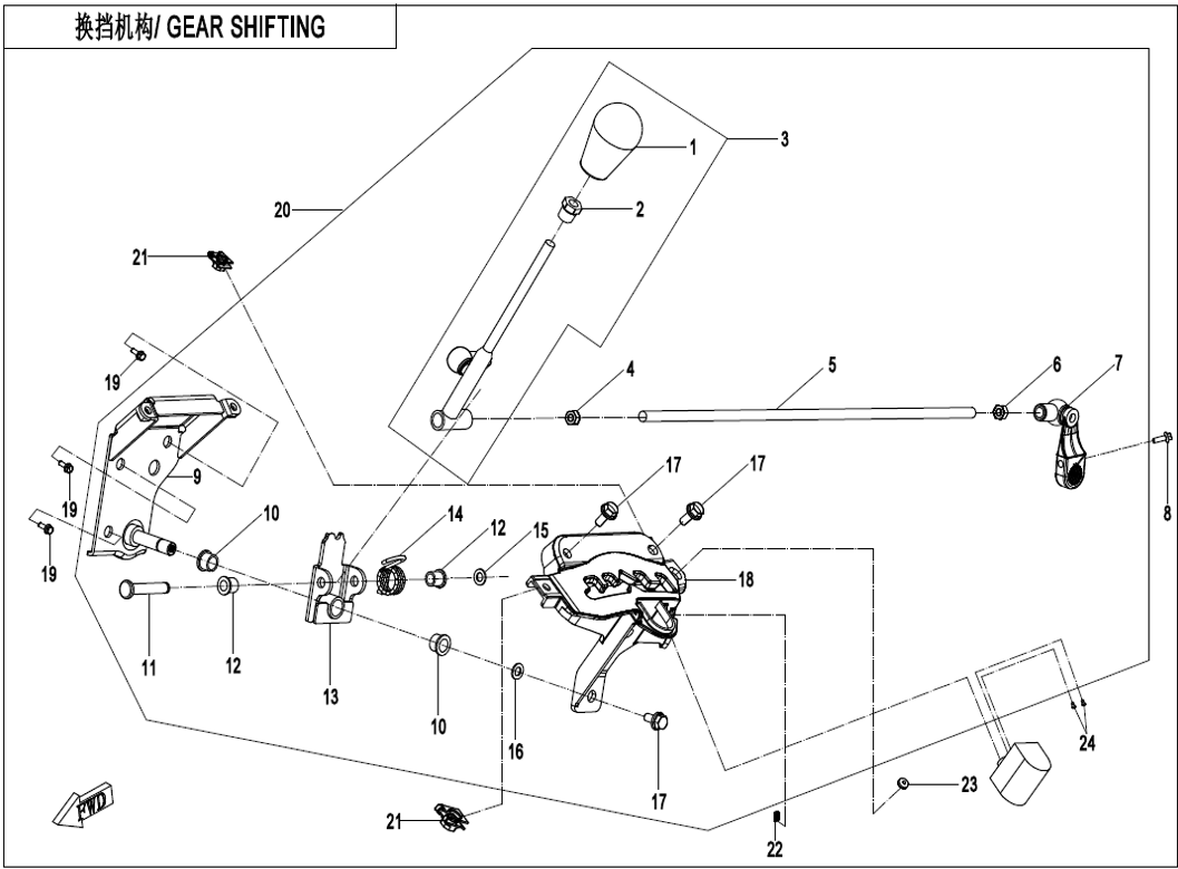 Billede til varegruppe GEAR SHIFTING (F32)