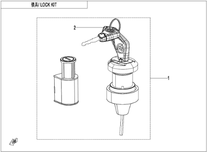Bild för kategori LOCK KIT (F01-V2)