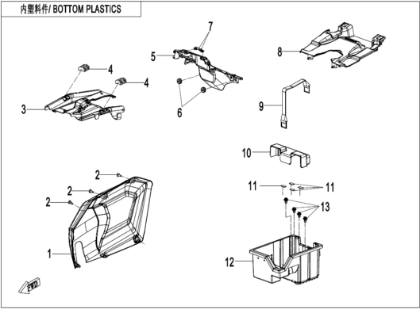 Bild för kategori BOTTOM PLASTICS (2) (F04-8)