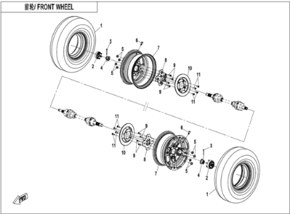 Bild för kategori FRONT WHEEL (F07)