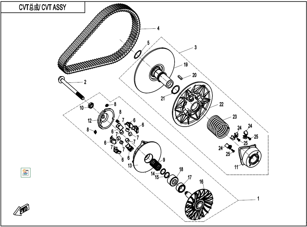 Billede til varegruppe CLUTCH & CVT (E05-V2)
