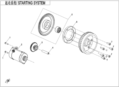 Bild för kategori STARTING SYSTEM (E09)