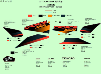 Bild för kategori DECAL 2022 (LAVA ORANGE) (F19-1-A)