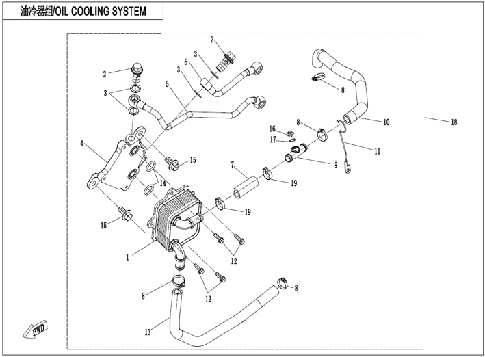 Billede til varegruppe OIL COOLING SYSTEM (E07-2)