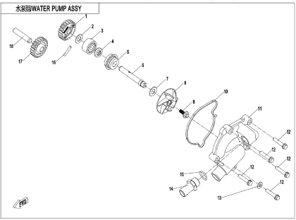 Bilde for kategori WATER PUMP  (E08)