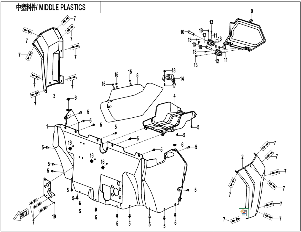 Billede til varegruppe MIDDLE PLASTICS 1 (F04-3-V2)
