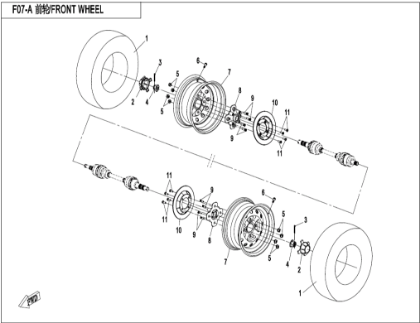 Bild för kategori FRONT WHEEL (F07)